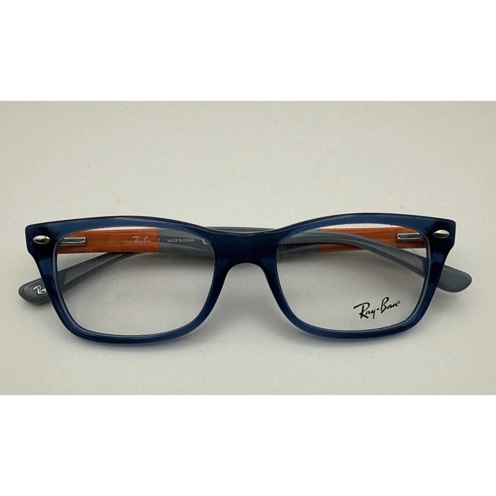 Ray-Ban Authentic RB5228 5547 Blue/Orange  Eyeglasses 50- 17-140 Frames Only